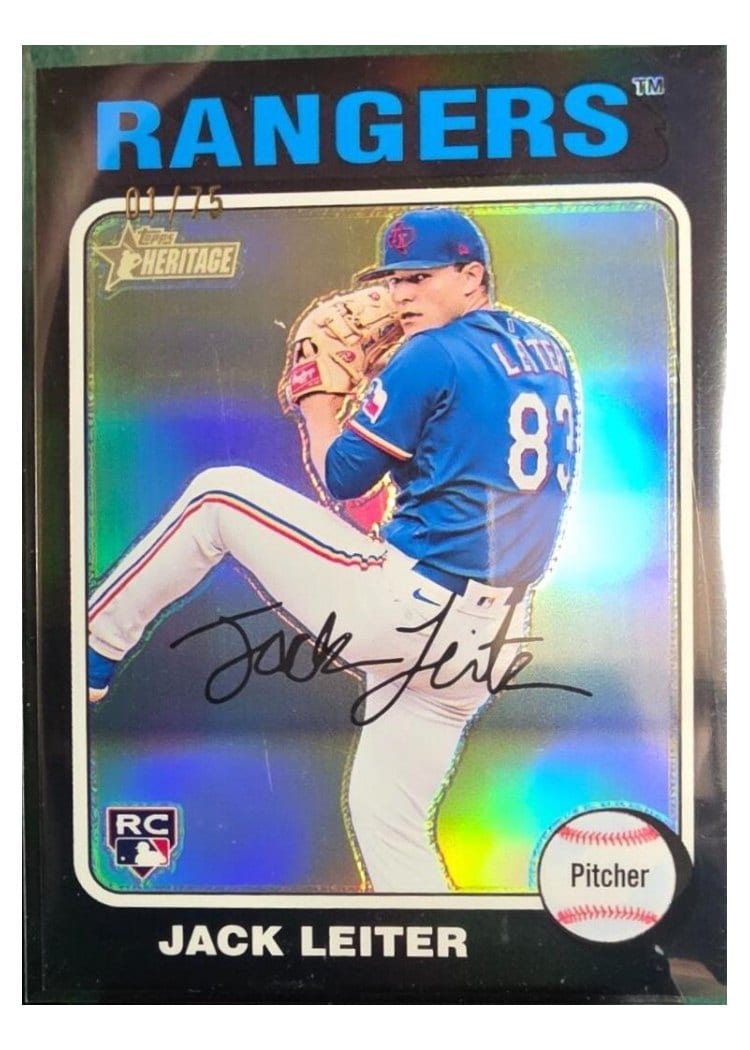 2024 Topps Heritage Jack Leiter #691 card
