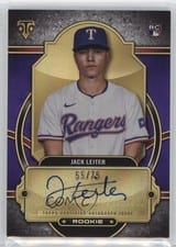 2024 Topps Triple Threads Rookie Autograph Jack Leiter #RA-JL card