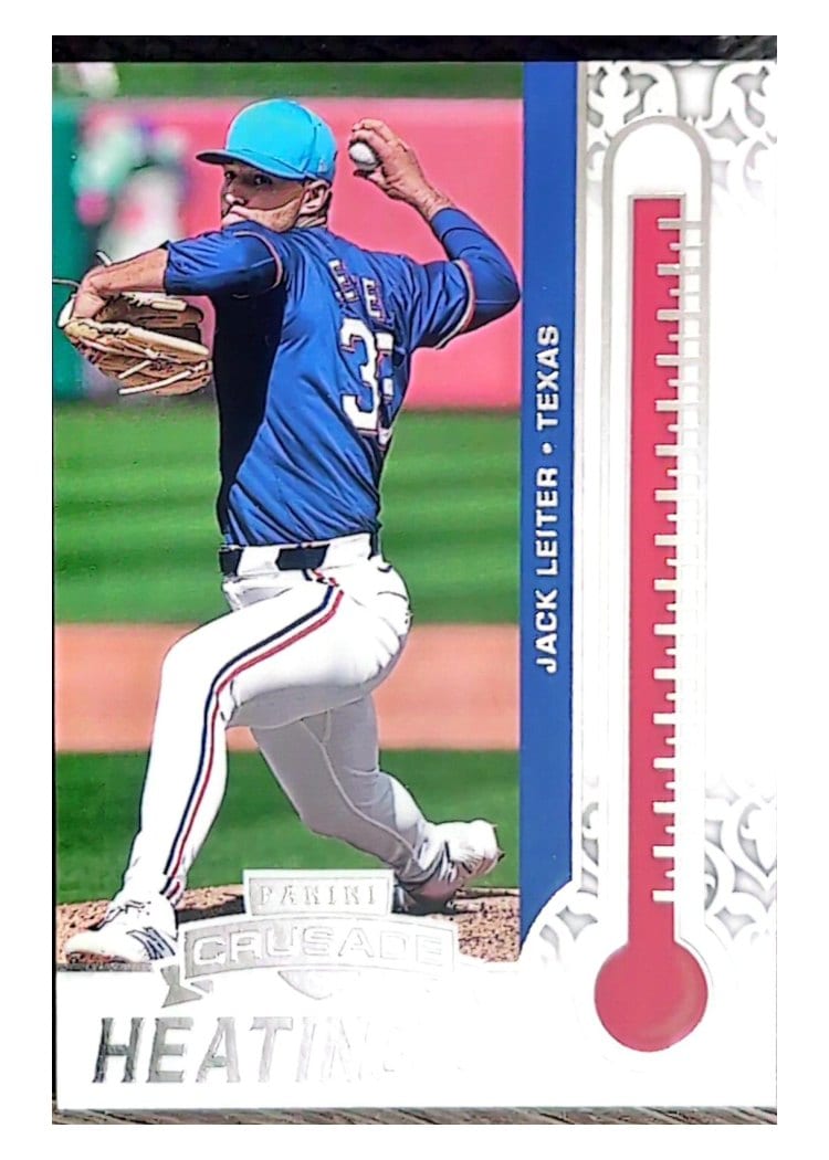 2025 Panini Crusade Heating Up Jack Leiter #24 card