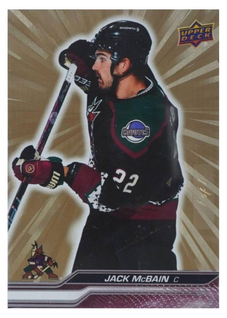 2023-24 Upper Deck Base Set Jack McBain #10 card