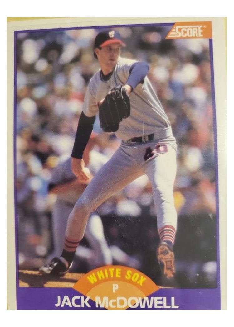 1989 Score Jack McDowell #289 card