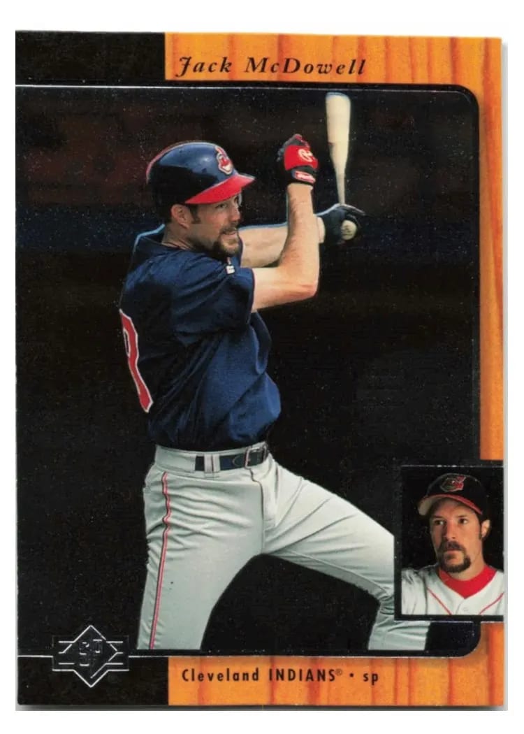 1996 SP Jack McDowell #72 card