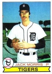 1979 Topps Base Set Jack Morris #251 card