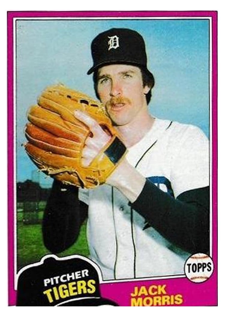 1981 Topps Jack Morris #572 card