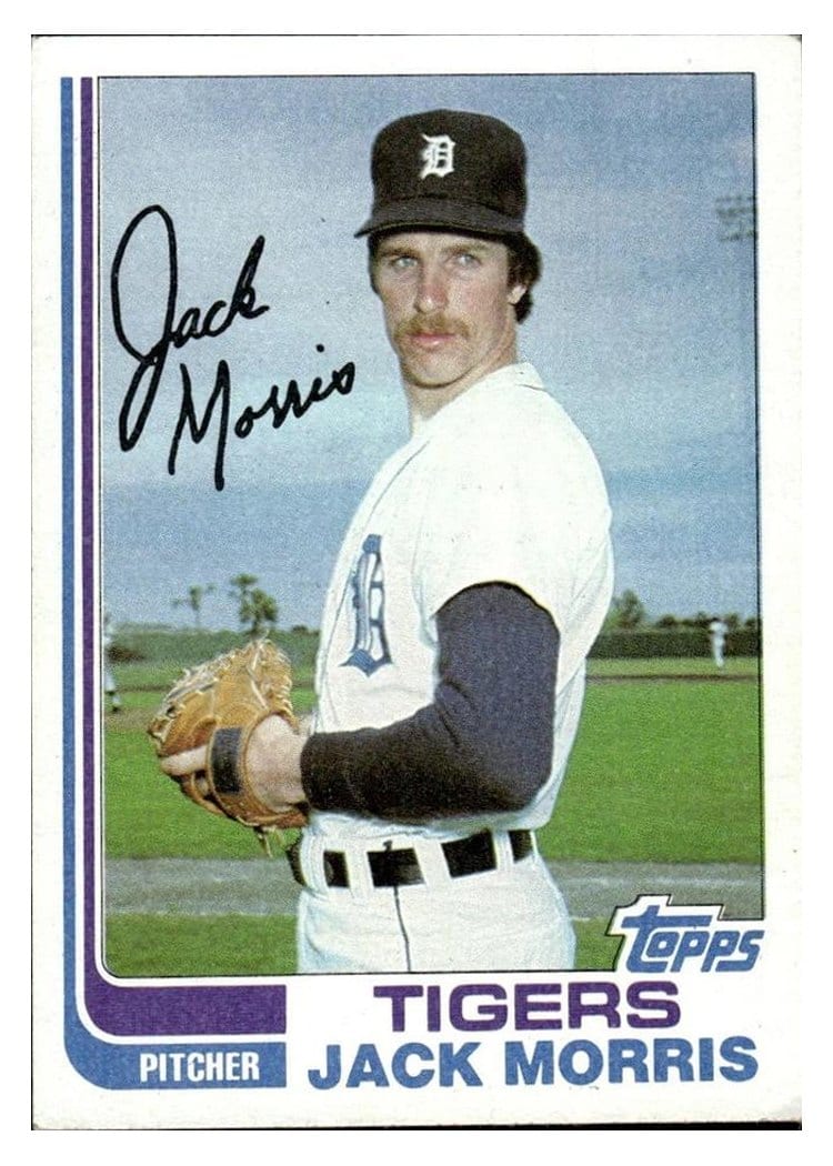 1982 Topps Jack Morris #450 card