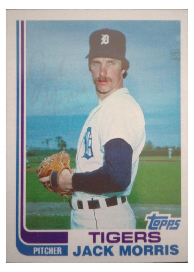 1982 Topps Jack Morris #450 card
