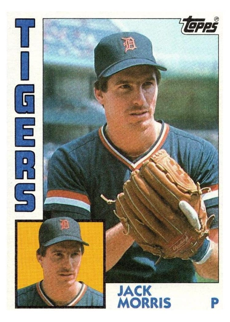1984 Topps Jack Morris #195 card