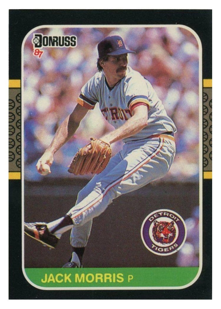 1987 Donruss Jack Morris #173 card