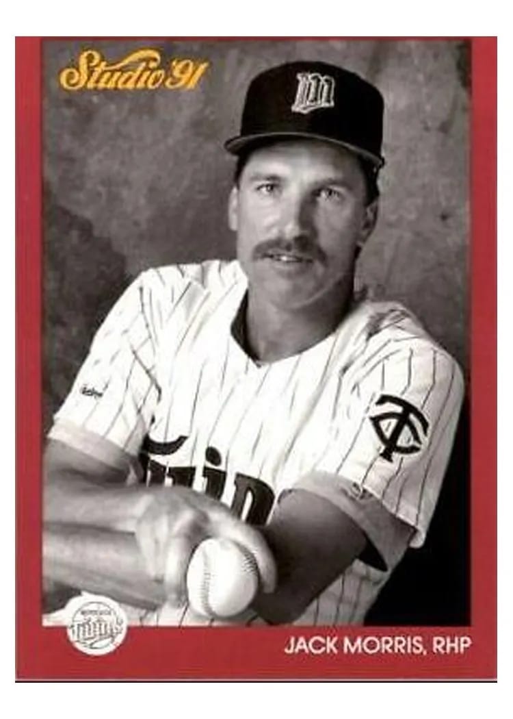 1991 Studio Jack Morris #89 card
