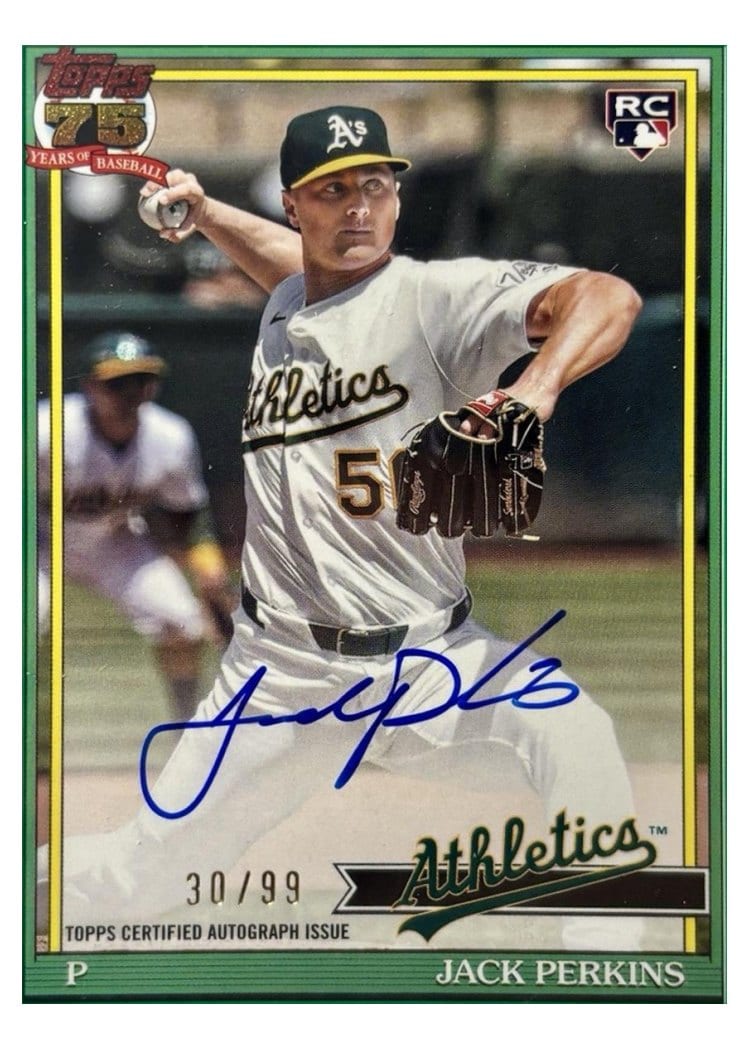 2026 Topps 1991 Topps Autographs Jack Perkins #91A-JPE card