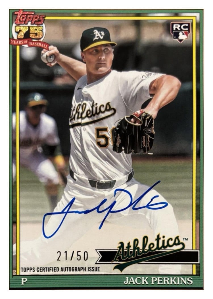 2026 Topps 1991 Topps Autographs Jack Perkins #91A-JPE card