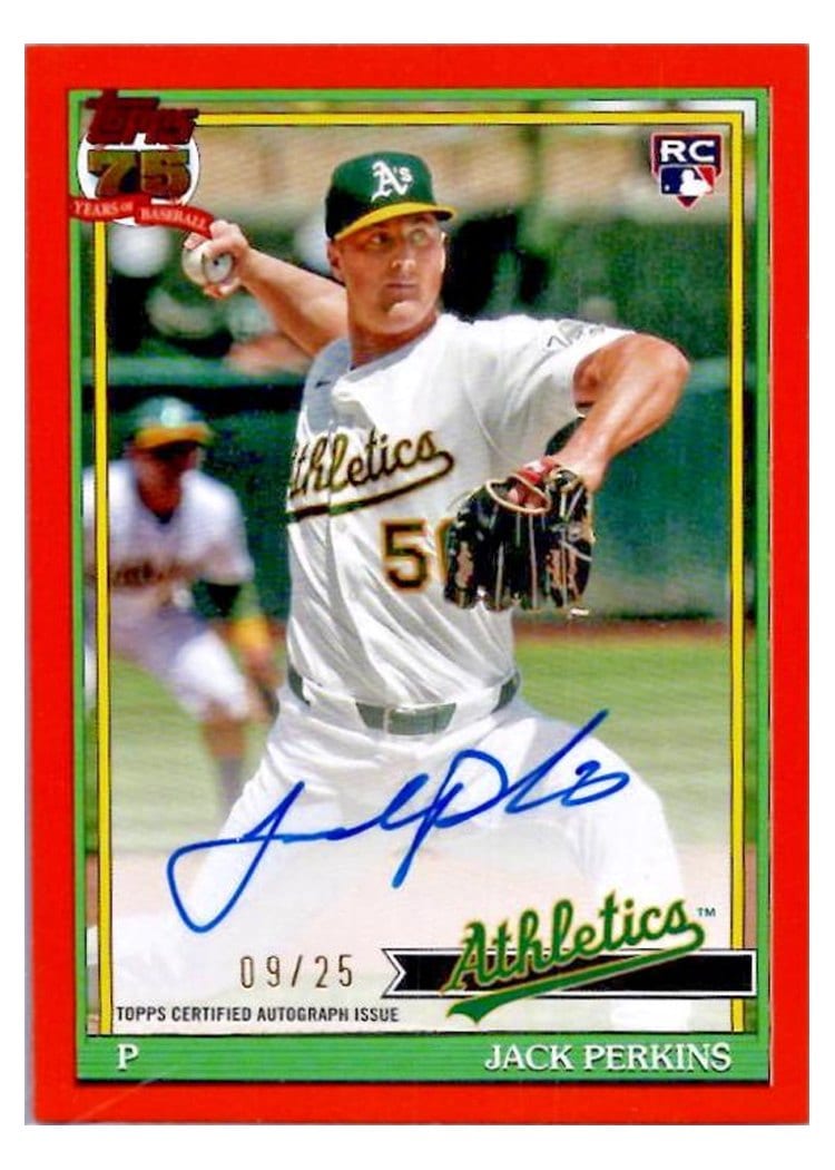 2026 Topps 1991 Topps Autographs Jack Perkins #91A-JPE card