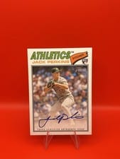 2026 Topps Heritage Real One Autographs Jack Perkins #ROA-JP
