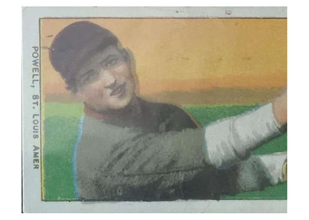 1909 T206 Piedmont 350-460 Factory 25 Jack Powell card