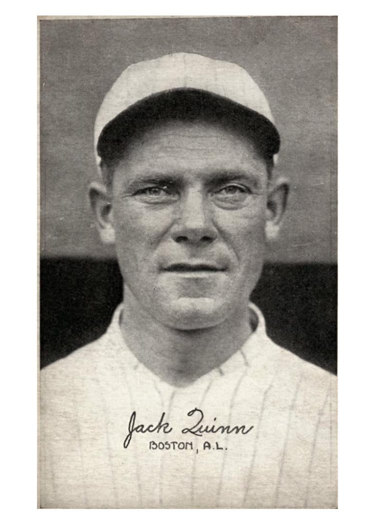 1922 Exhibits Jack Quinn card