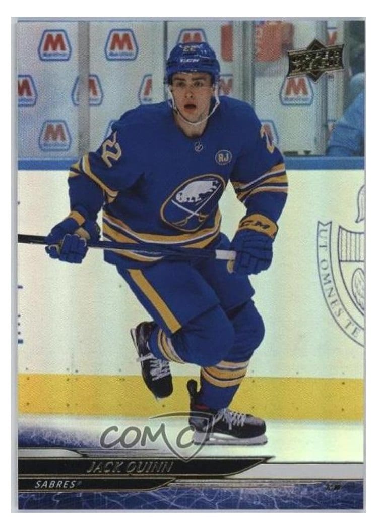 2024-25 Upper Deck Base Set Jack Quinn Silver Foil #27 card