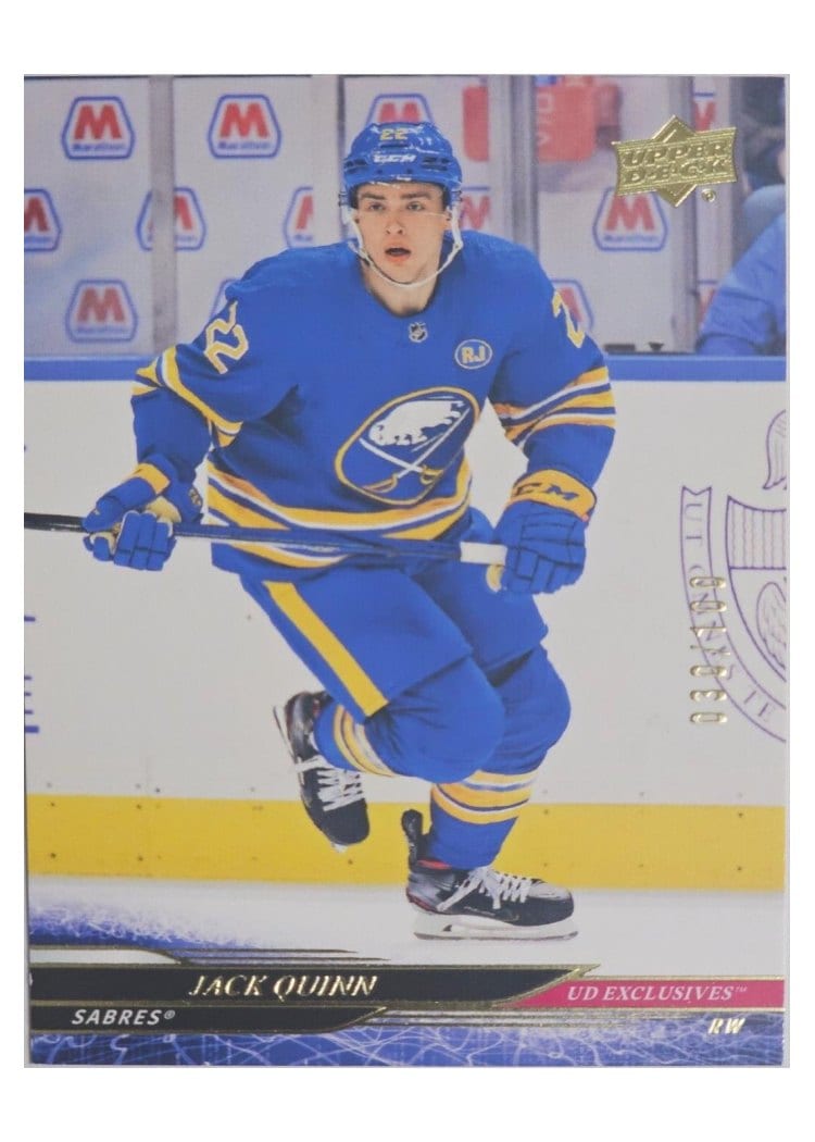 2024-25 Upper Deck Base Set Jack Quinn #27 card