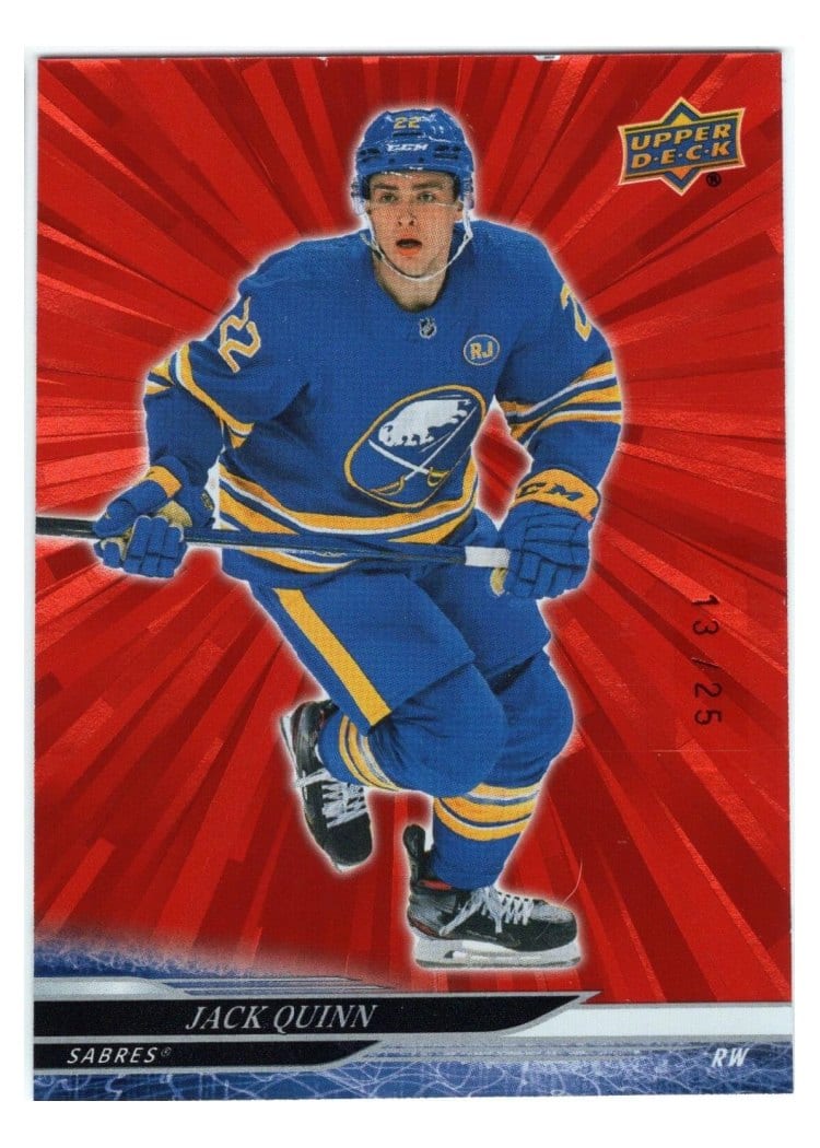 2024-25 Upper Deck Base Set Jack Quinn #27 card