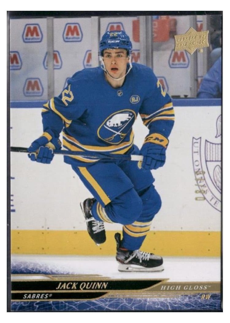 2024-25 Upper Deck Base Set Jack Quinn #27 card