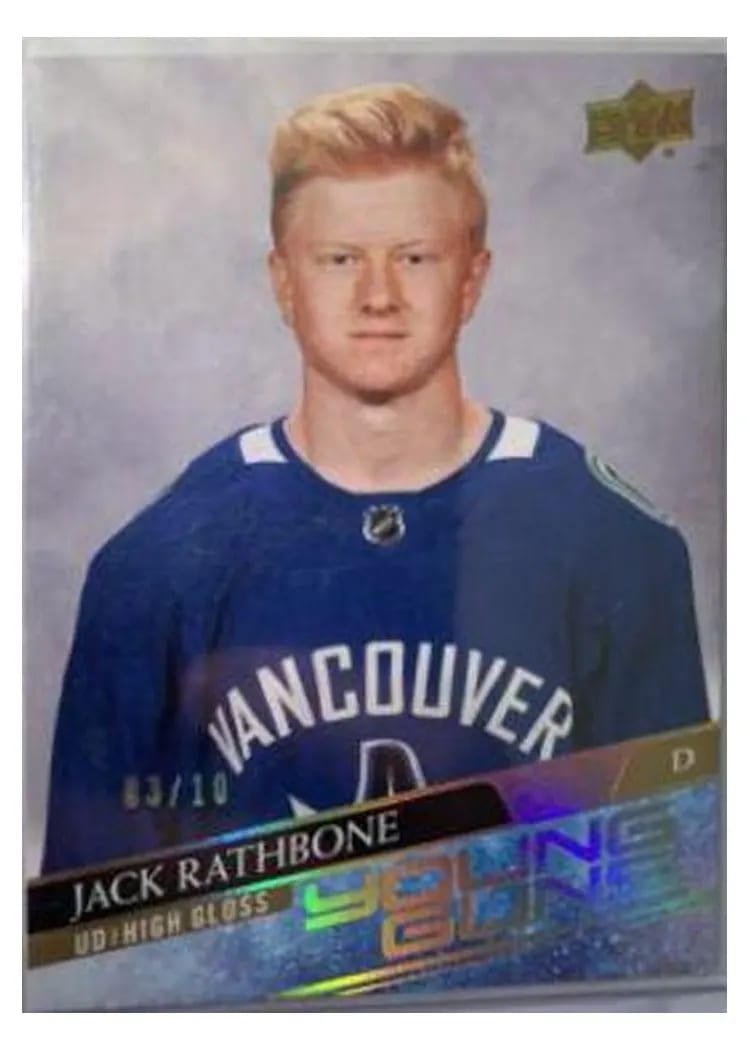 2020 Upper Deck Jack Rathbone #717 card