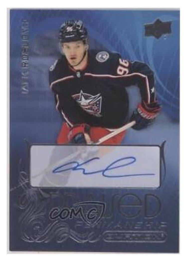 2021-22 Upper Deck Ovation Praised Penmanship Jack Roslovic #PP-JR card