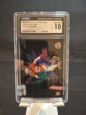 2025 Panini Prizm Draft Picks Black Color Blast Jack Sawyer #33 card
