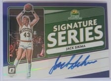 2020-21 Donruss Optic Signature Series Jack Sikma #SS-JSI card
