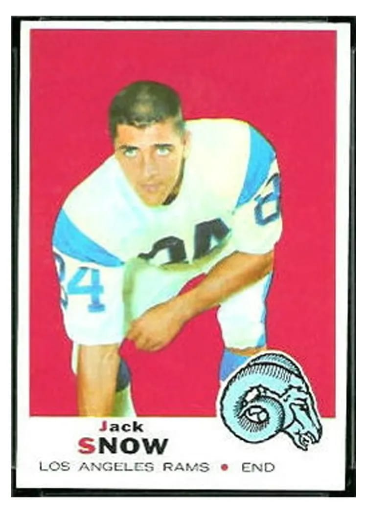 1969 Topps Jack Snow #256 card