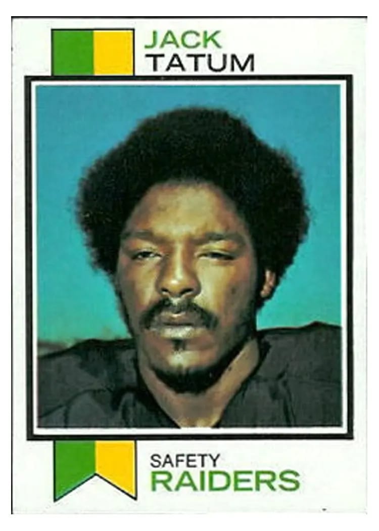 1973 Topps Jack Tatum #288 card