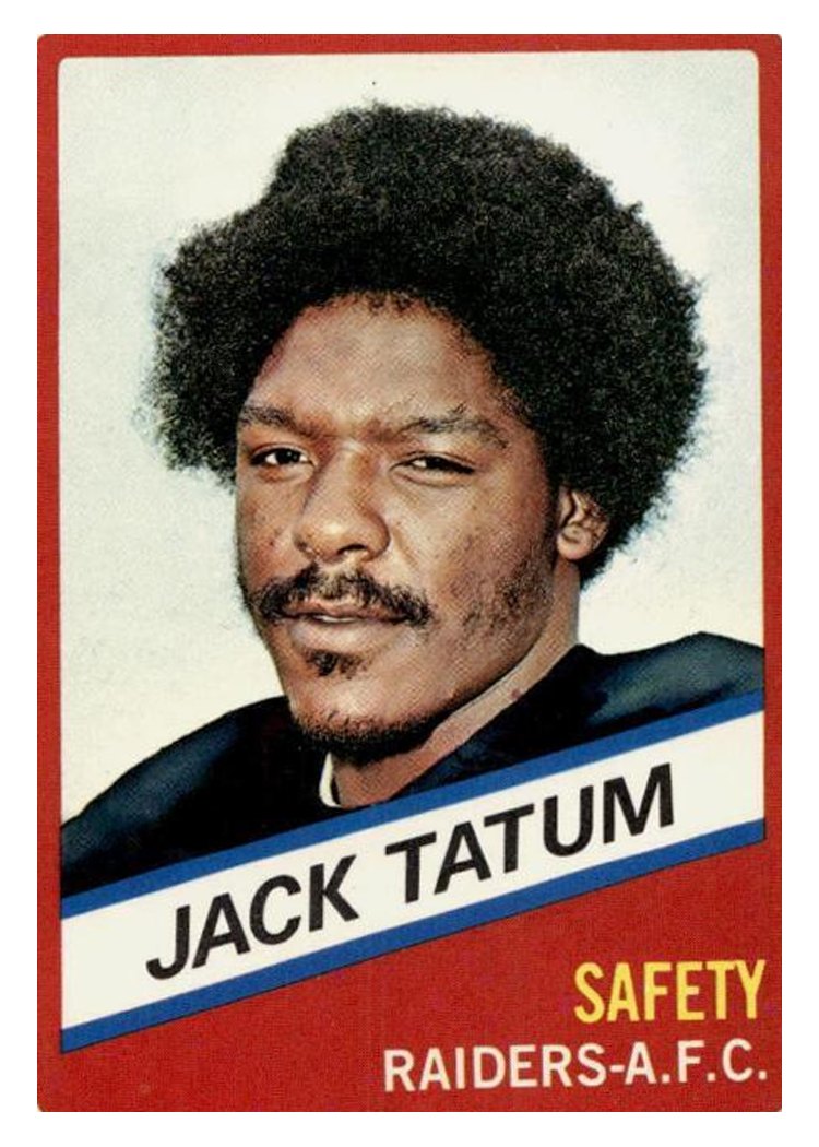 1976 Wonder Bread Jack Tatum #20 card
