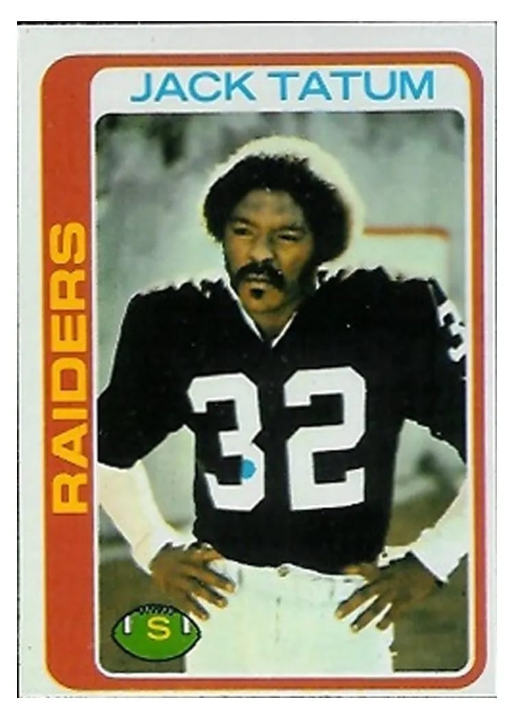 1978 Topps Jack Tatum #28 card