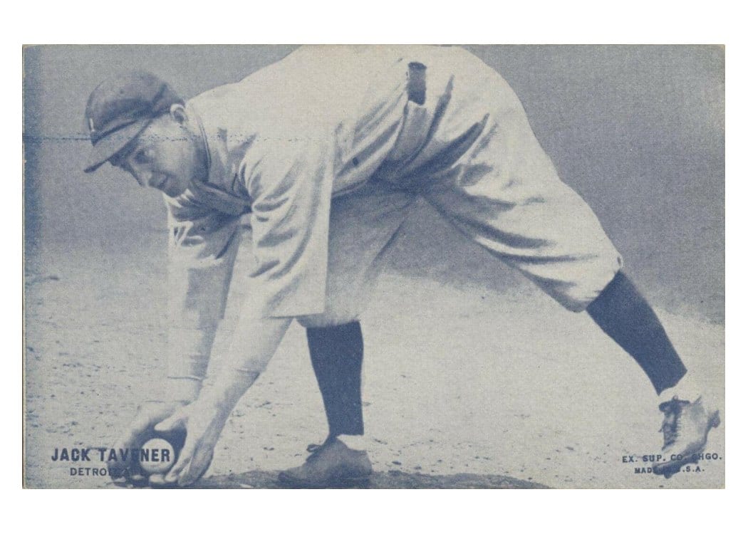 1928 Exhibits Jack Tavener card