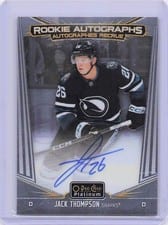 2024-25 O-Pee-Chee Platinum Rookie Autographs Jack Thompson #R-JT card