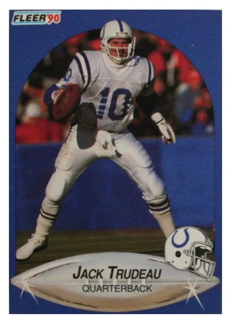 1990 Fleer Jack Trudeau #234 card