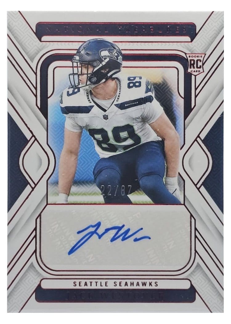 2024 Panini National Treasures Base Set Jack Westover #128 card
