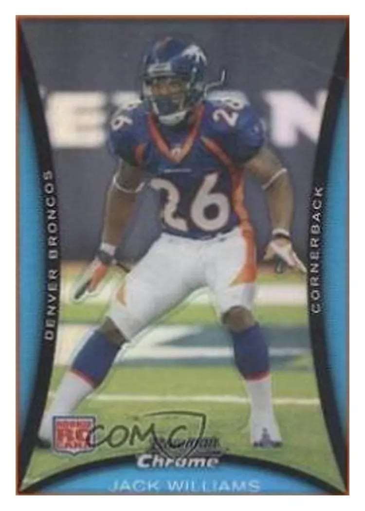 2008 Bowman Chrome Jack Williams #BC27 card