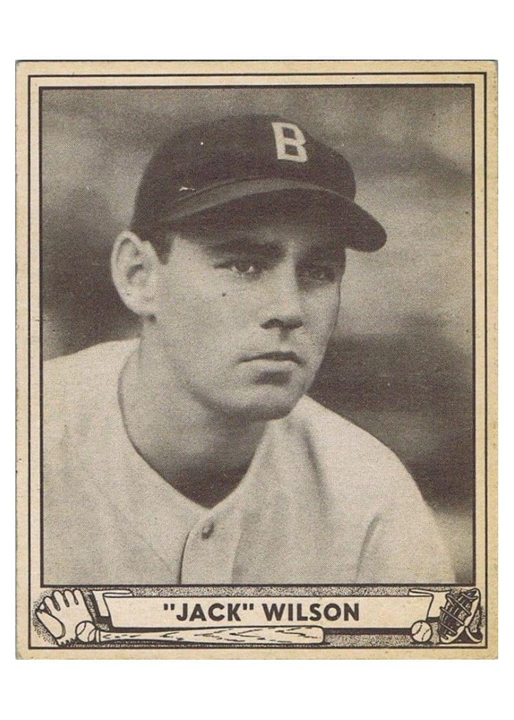 1940 Play Ball Jack Wilson #31 card