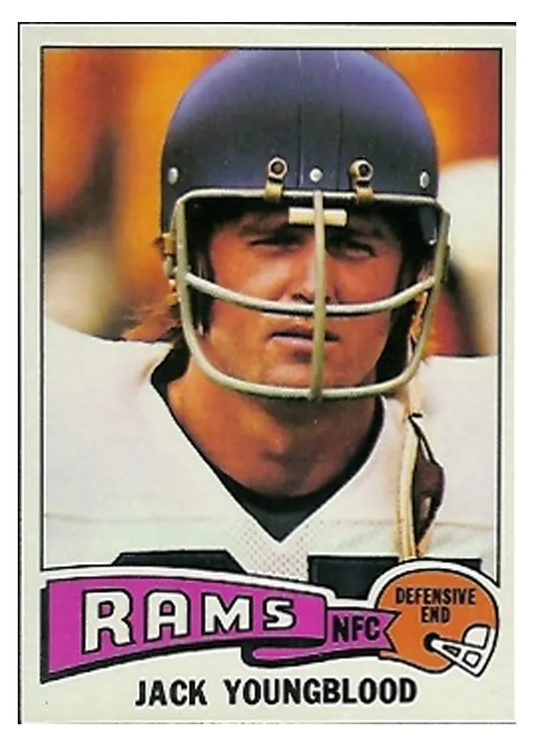 1975 Topps Jack Youngblood #60 card
