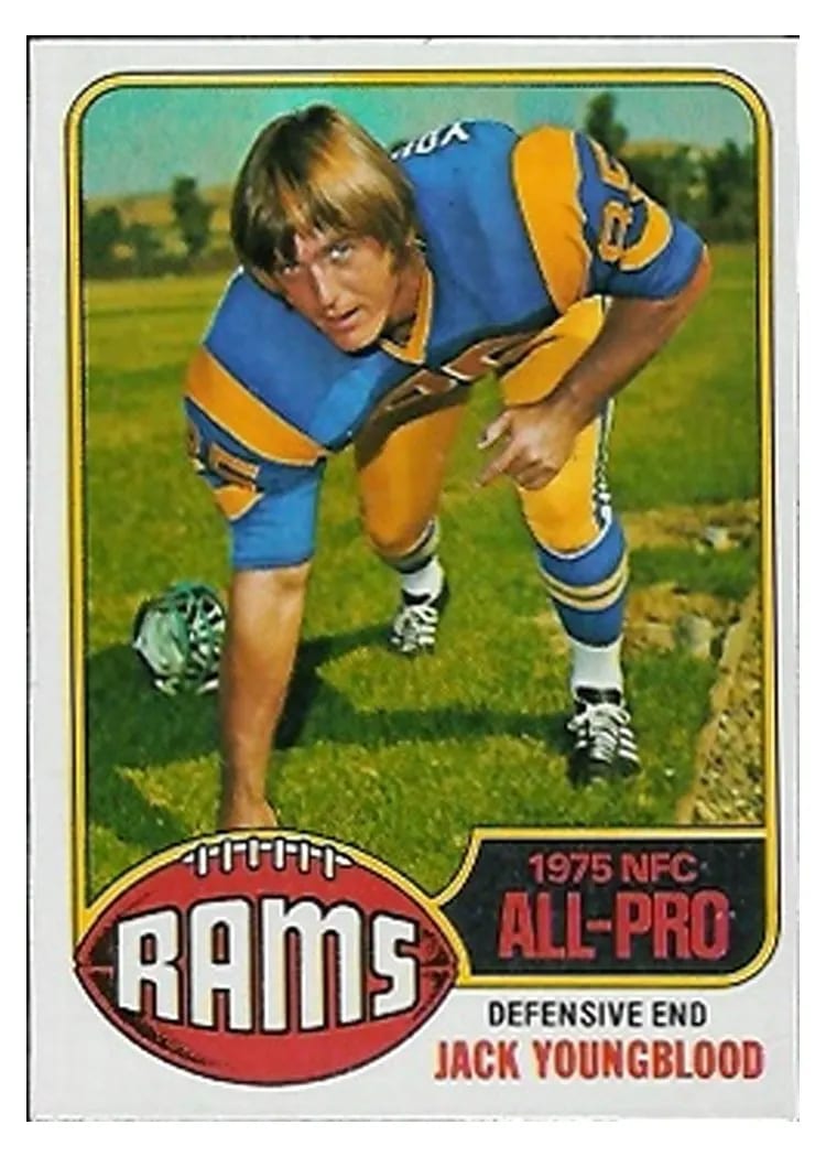 1976 Topps Jack Youngblood #310 card
