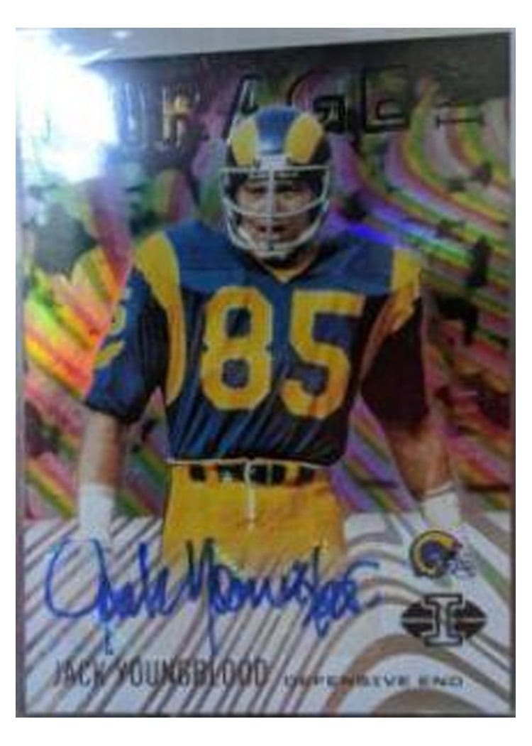 2021 Panini Illusions Mirage Ink Jack Youngblood #MI-JY card
