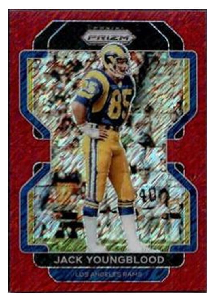 2021 Panini Prizm Base Set Jack Youngblood Red Shimmer #73
