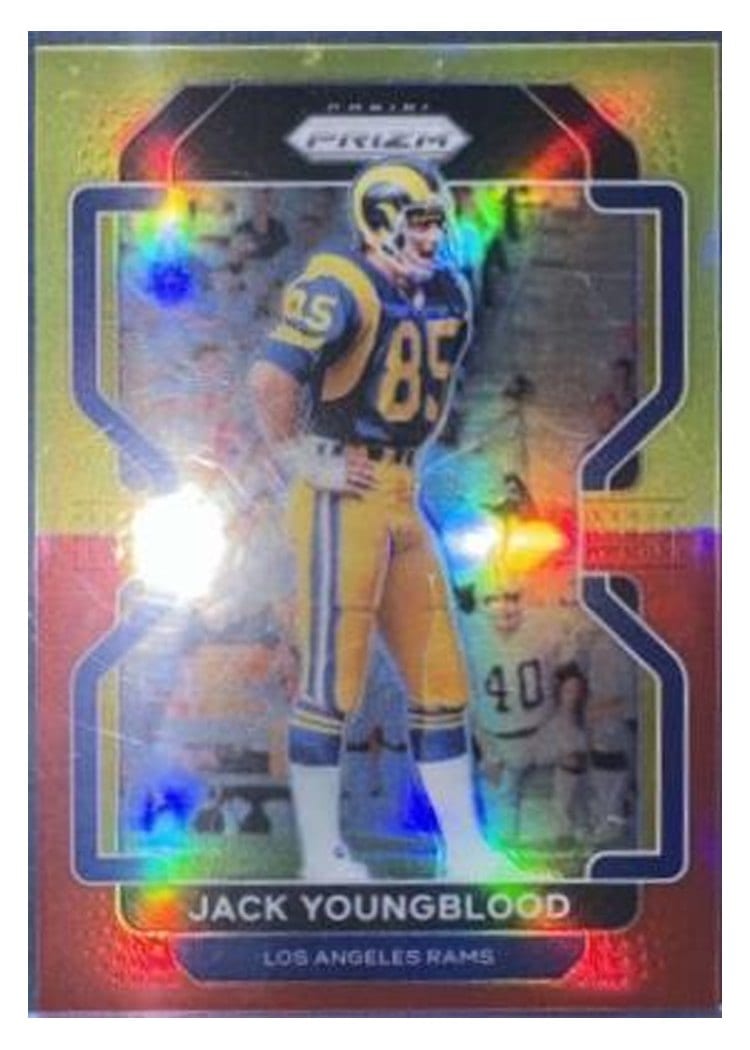 2021 Panini Prizm Base Set Jack Youngblood Yellow Red Prizm #73