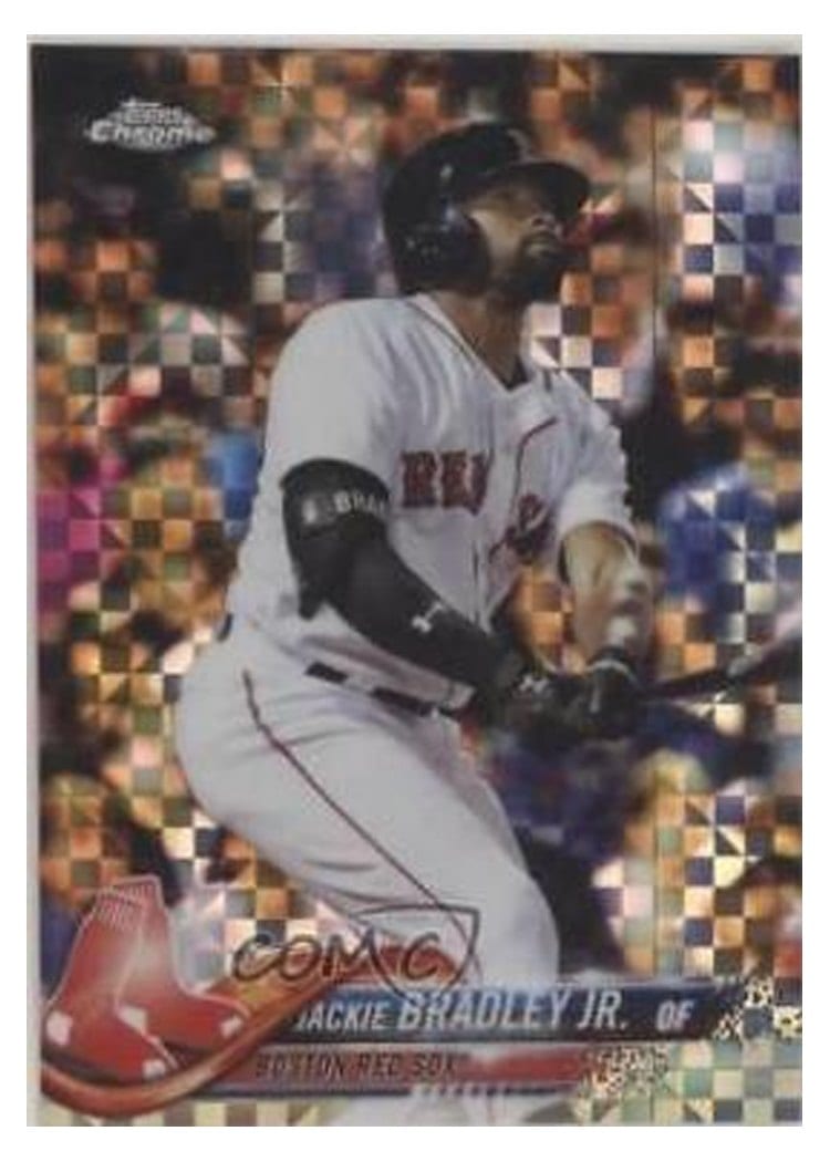 2018 Topps Chrome Base Set Jackie Bradley Jr. #115 card