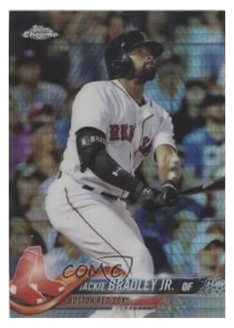 2018 Topps Chrome Base Set Jackie Bradley Jr. #115 card