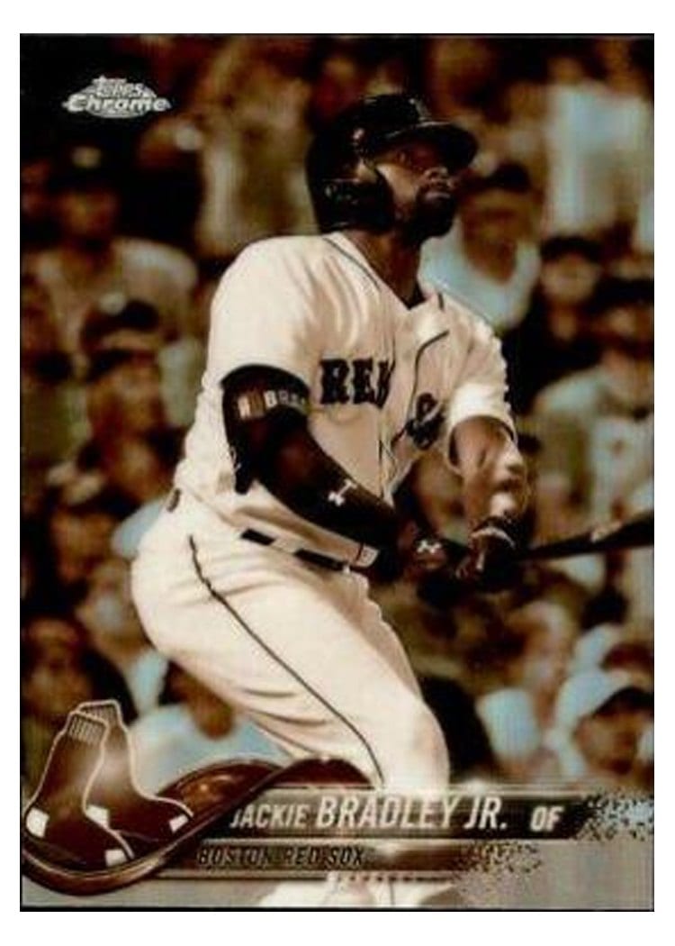 2018 Topps Chrome Base Set Jackie Bradley Jr. #115 card