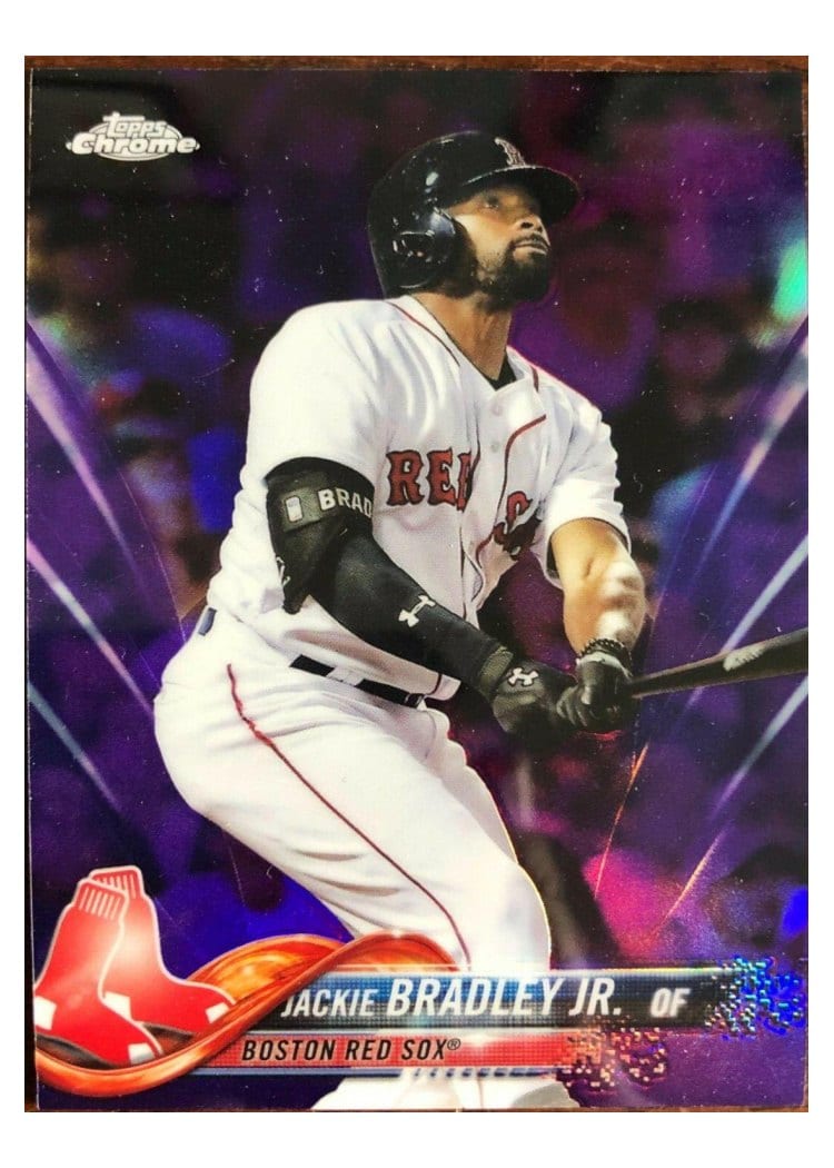 2018 Topps Chrome Base Set Jackie Bradley Jr. #115 card