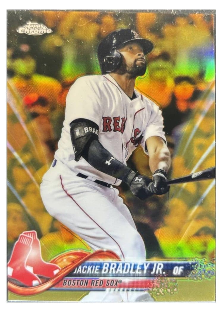 2018 Topps Chrome Base Set Jackie Bradley Jr. #115 card