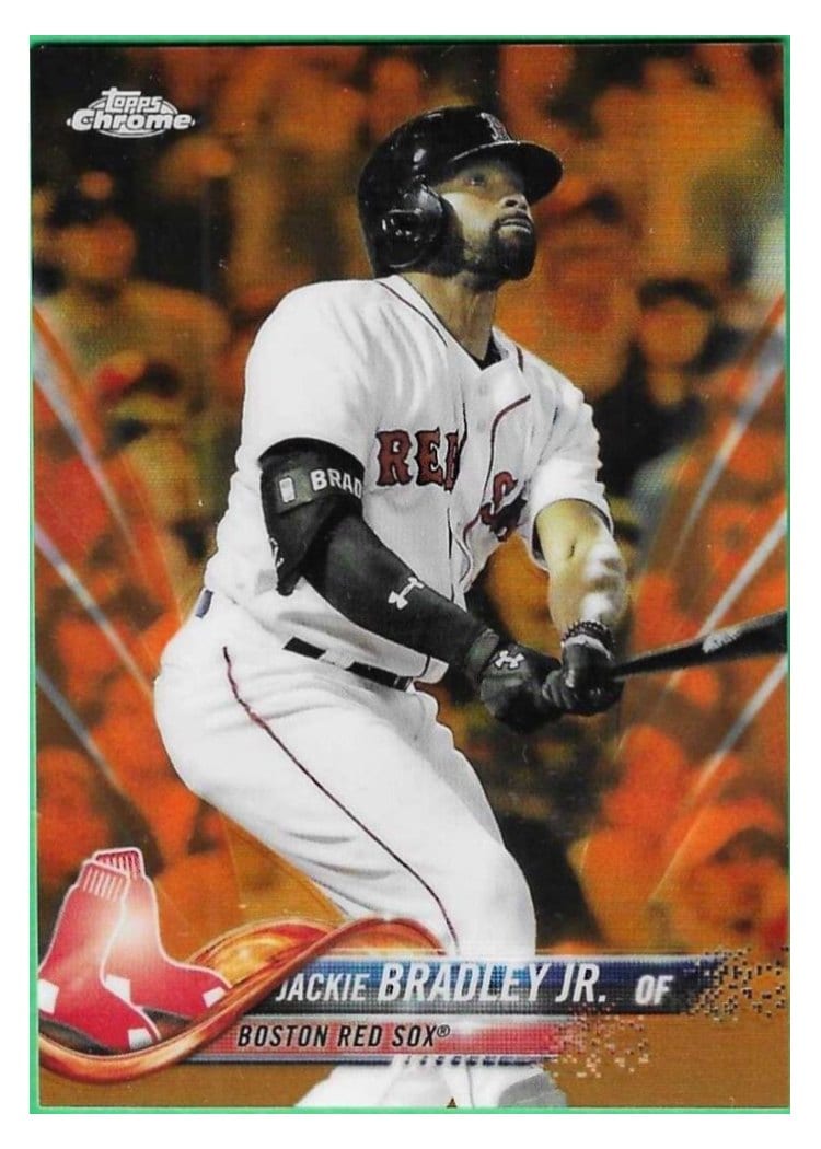 2018 Topps Chrome Base Set Jackie Bradley Jr. #115 card