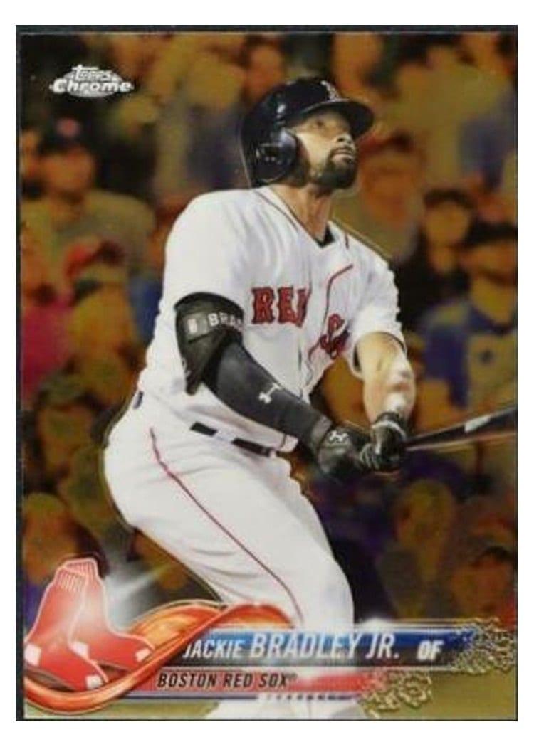 2018 Topps Chrome Base Set Jackie Bradley Jr. #115 card