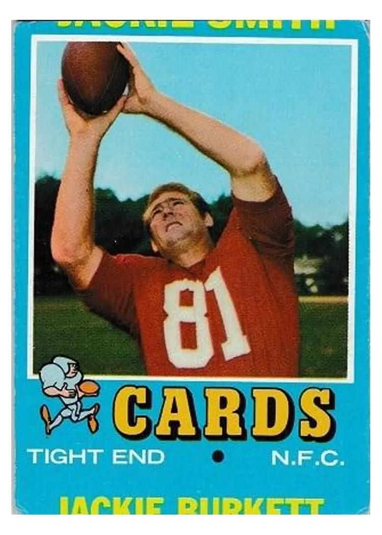 1971 Topps Jackie Smith #244 card